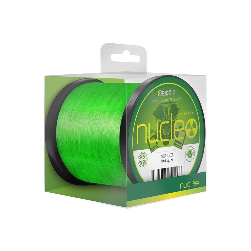 ŻYŁKA DELPHIN NUCLEO FLUO ZIELONY 0,35mm 600m