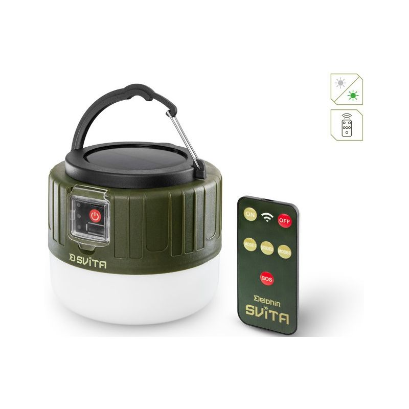 LAMPA KEMPINGOWA Z PILOTEM DELPHIN SVITA 4W 3600mA