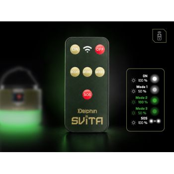 LAMPA KEMPINGOWA Z PILOTEM DELPHIN SVITA 4W 3600mA