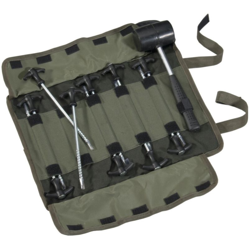 ŚLEDZIE DO NAMIOTU MIVARDI PEG SET + MŁOTEK