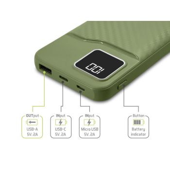 POWERBANK DELPHIN STORAX 10 000 mAh