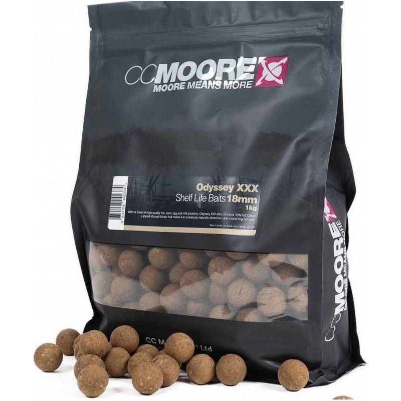 KULKI CC MOORE ODYSSEY XXX SHELF LIFE 18mm 1kg KULKI CC MOORE ODYSSEY XXX SHELF LIFE 18mm 1kg