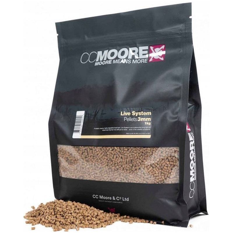 PELLET CC MOORE LIVE SYSTEM PELLETS 3mm 1kg