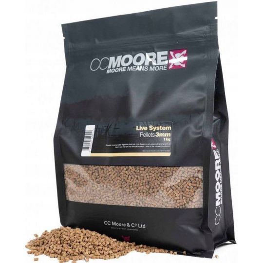 PELLET CC MOORE LIVE SYSTEM PELLETS 3mm 1kg