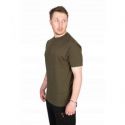 KOSZULKA T-SHIRT FOX LARGE PRINT KHAKI ROZMIAR M