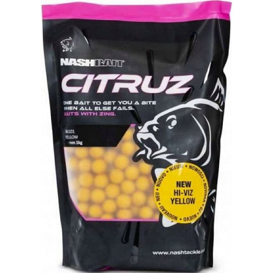 KULKI NASH CITRUZ BOILIES YELLOW 20mm 1kg KULKI NASH CITRUZ BOILIES YELLOW 20mm 1kg