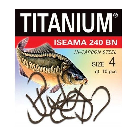 HACZYKI ROBINSON TITANIUM ISEAMA 240BN 2/0 8szt HACZYKI ROBINSON TITANIUM ISEAMA 240BN 2/0 8szt