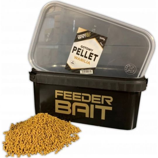 PELLET FEEDER BAIT GOTOWY 2mm WIADRO 600g WANILIA PELLET FEEDER BAIT GOTOWY 2mm WIADRO 600g WANILIA
