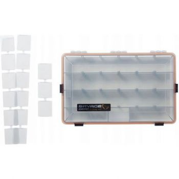 PUDEŁKO SAVAGE GEAR LUREBOX 5B SMOKE WODOODPORNE