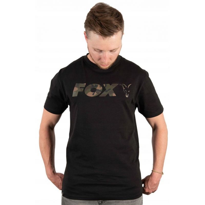 KOSZULKA T-SHIRT FOX REGLAN BLACK CAMO ROZMIAR M