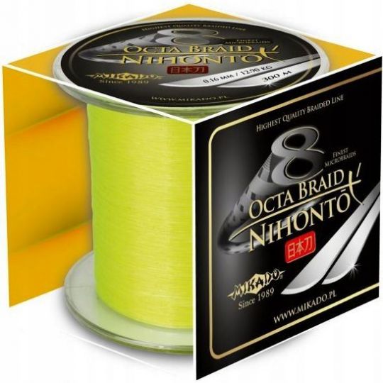 PLECIONKA MIKADO NIHONTO OCTA FLUO 300m 0,10mm PLECIONKA MIKADO NIHONTO OCTA FLUO 300m 0,10mm