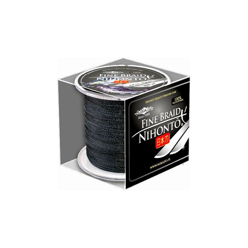 PLECIONKA NIHONTO FINE BRAID BLACK 0,50mm 300m PLECIONKA NIHONTO FINE BRAID BLACK 0,50mm 300m