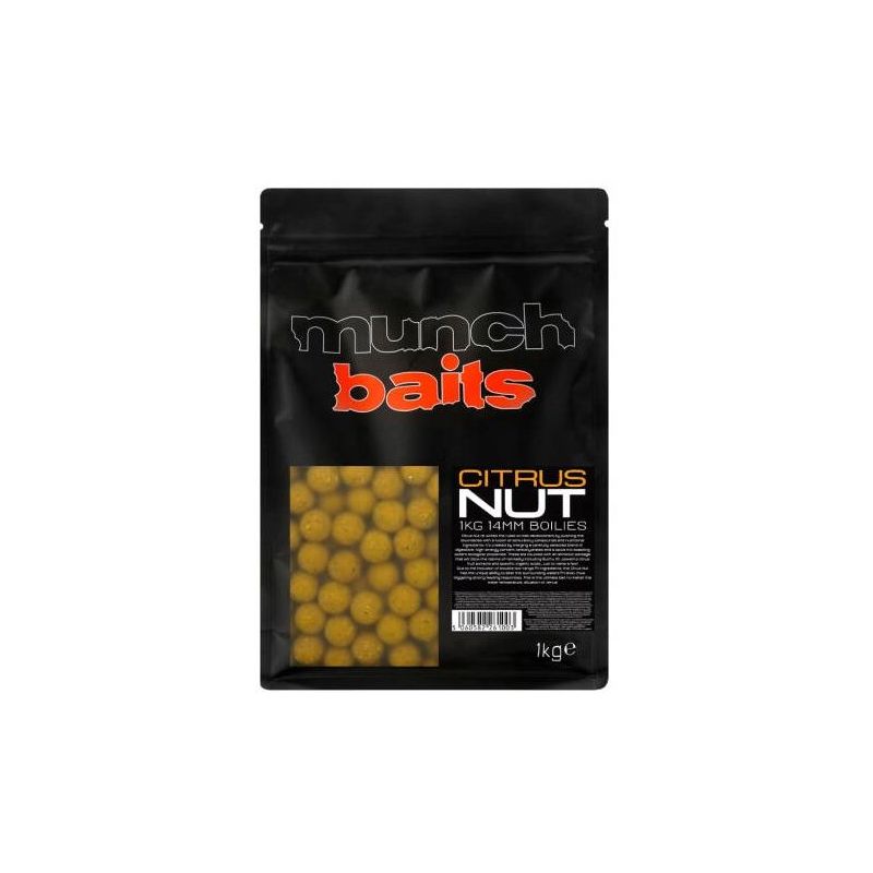 KULKI ZANĘTOWE MUNCH BAITS CITRUS NUT 1kg 18mm