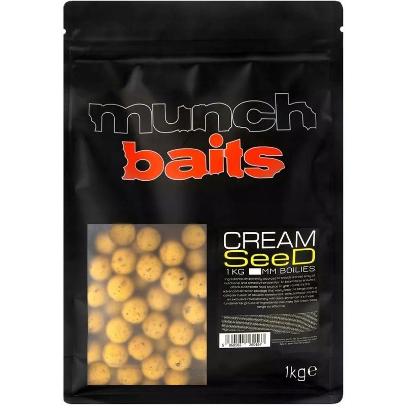 KULKI ZANĘTOWE MUNCH BAITS CREAM SEED 5kg 14mm