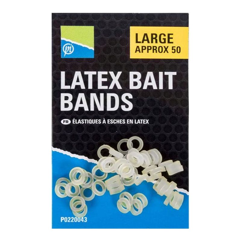 GUMKI DO PELLTEU PRESTON LATEX BAIT BANDS LARGE