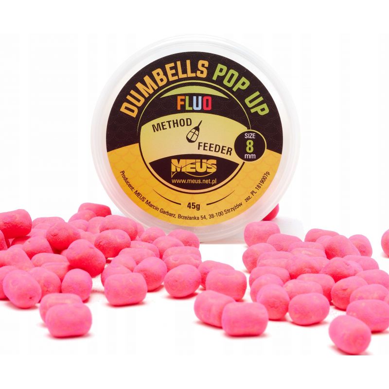 DUMBELLS MEUS FLUO POP UP 8mm 45g SWEET MIX DUMBELLS MEUS FLUO POP UP 8mm 45g SWEET MIX