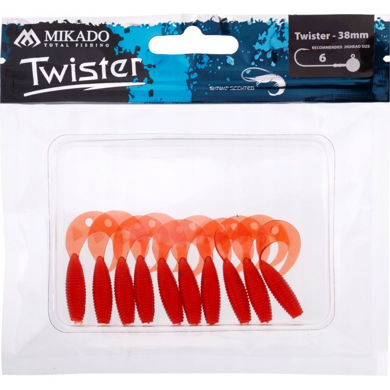 GUMA MIKADO PRZYNĘTA TWISTER 38mm 0.6g RE 10szt