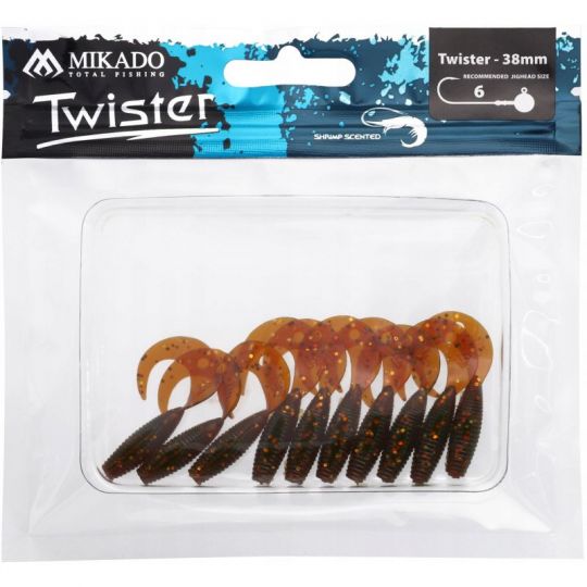 GUMA MIKADO PRZYNĘTA TWISTER 38mm 0.6g MG 1szt GUMA MIKADO PRZYNĘTA TWISTER 38mm 0.6g MG 1szt