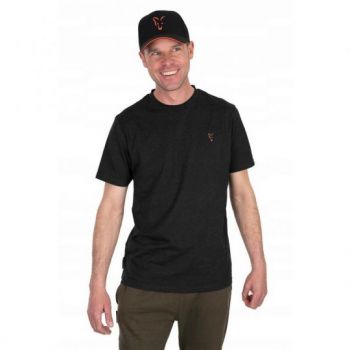 KOSZULKA T-SHIRT FOX COLLECTION T BLACK ORANGE 3XL