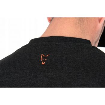 KOSZULKA T-SHIRT FOX COLLECTION T BLACK ORANGE M