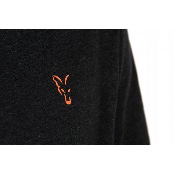 KOSZULKA T-SHIRT FOX COLLECTION T BLACK ORANGE M