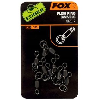 KRĘTLIK FOX FLEXI RING SWIVEL ROZ. 10 Z KÓŁKIEM