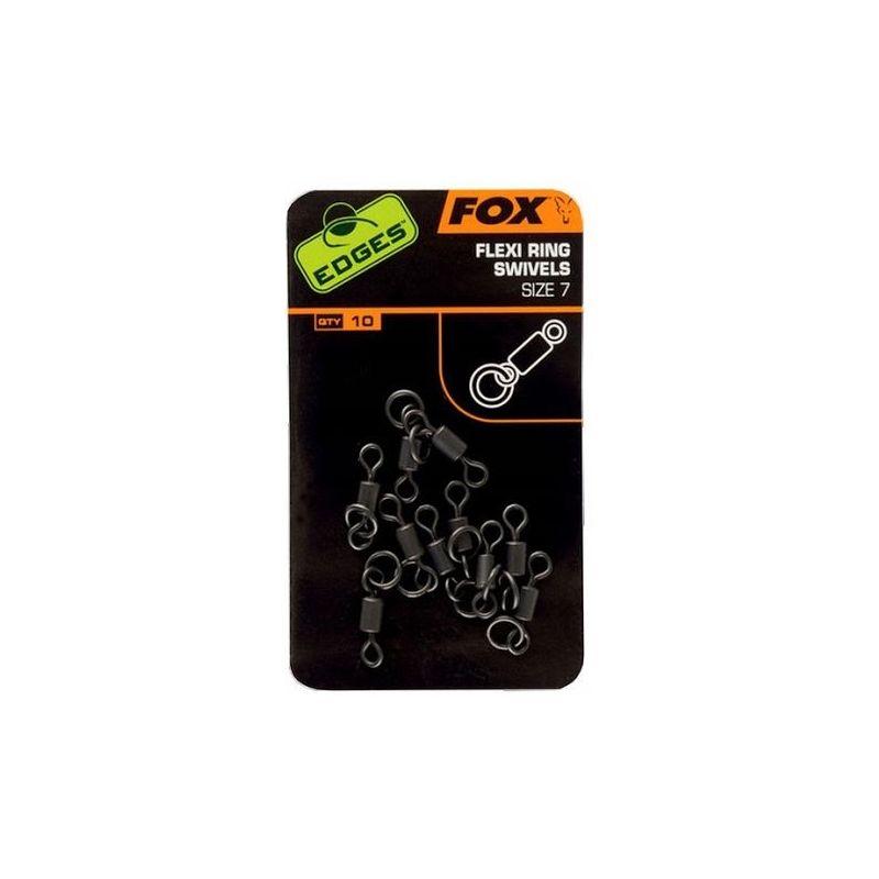 KRĘTLIK FOX FLEXI RING SWIVEL ROZ. 10 Z KÓŁKIEM KRĘTLIK FOX FLEXI RING SWIVEL ROZ. 10 Z KÓŁKIEM