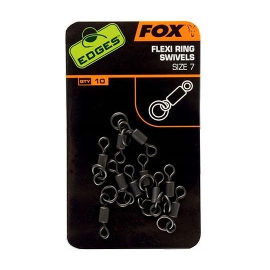 KRĘTLIK FOX FLEXI RING SWIVEL ROZ. 10 Z KÓŁKIEM KRĘTLIK FOX FLEXI RING SWIVEL ROZ. 10 Z KÓŁKIEM