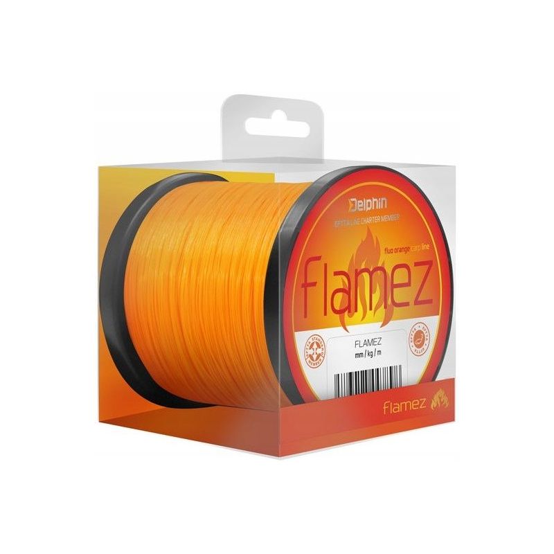 ŻYŁKA DELPHIN KARPIOWA FLAMEZ 0,35mm 600m ŻYŁKA DELPHIN KARPIOWA FLAMEZ 0,35mm 600m