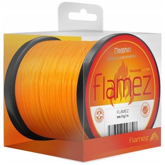 ŻYŁKA DELPHIN KARPIOWA FLAMEZ 0,35mm 600m ŻYŁKA DELPHIN KARPIOWA FLAMEZ 0,35mm 600m