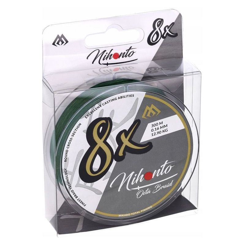 PLECIONKA NIHONTO OCTA BRAID 300m GREEN 0,20mm PLECIONKA NIHONTO OCTA BRAID 300m GREEN 0,20mm