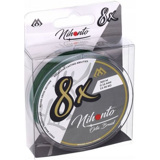 PLECIONKA NIHONTO OCTA BRAID 300m GREEN 0,20mm PLECIONKA NIHONTO OCTA BRAID 300m GREEN 0,20mm