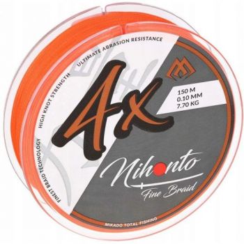 PLECIONKA NIHONTO FINE BRAID ORANGE 0,20mm 150m