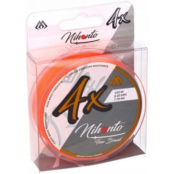PLECIONKA NIHONTO FINE BRAID ORANGE 0,16mm 150m