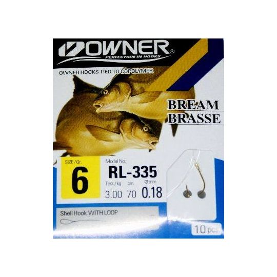 HACZYKI Z PRZYPONEM OWNER RL335 CHINTA 5 0.20mm HACZYKI Z PRZYPONEM OWNER RL335 CHINTA 5 0.20mm