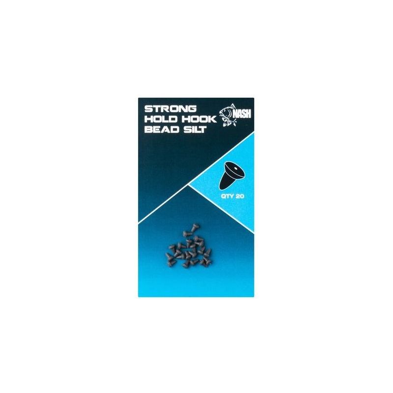 STOPERY NASH NA HACZYK STRONG HOLD HOOK BEAD SILT