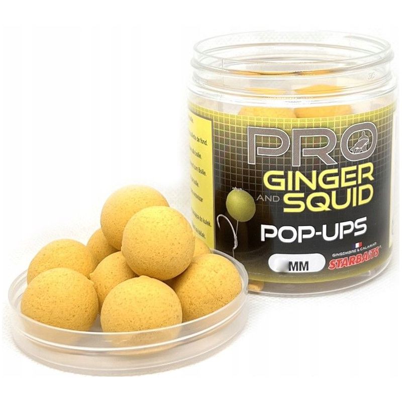 KULKI STARBAITS GINGER SQUID POP UP 14mm 80g KULKI STARBAITS GINGER SQUID POP UP 14mm 80g