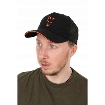 CZAPKA FOX Z DASZKIEM COLLECTION TRUCKER BLACK ORA
