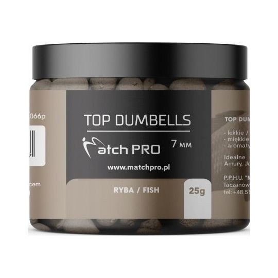 DUMBELLS MATCH PRO TOP FISH RYBA 7mm 25g DUMBELLS MATCH PRO TOP FISH RYBA 7mm 25g