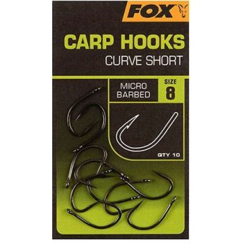 HACZYKI FOX CARP HOOKS CURVE SHANK SHORT ROZ. 8