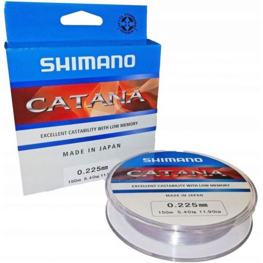 ŻYŁKA SHIMANO CATANA SPINNING 150m 0,255mm 6,70kg ŻYŁKA SHIMANO CATANA SPINNING 150m 0,255mm 6,70kg
